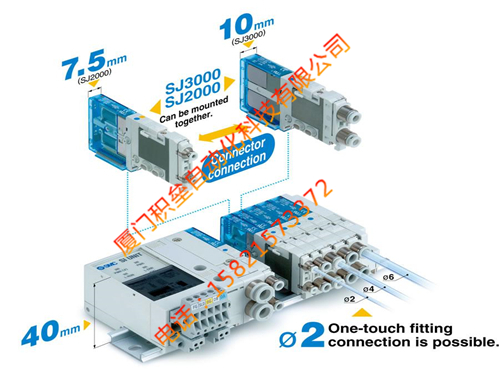先导式4、5通电磁阀4通电磁阀-盒型集装式 SJ200
